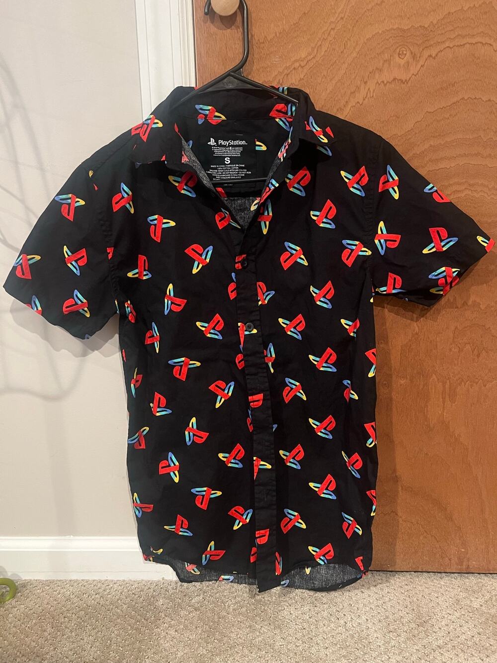 PlayStation Logo Button Down Shirt